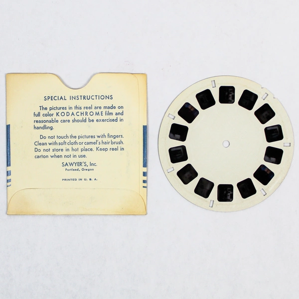 Vintage ViewMaster SP9057 George Washington's Mount Vernon Interior Reel