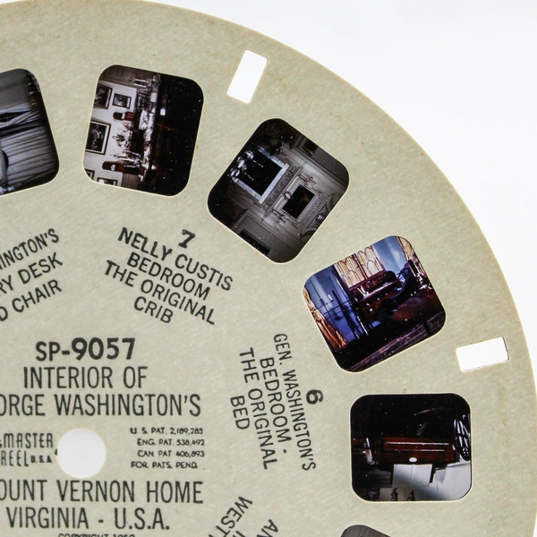 Vintage ViewMaster SP9057 George Washington's Mount Vernon Interior Reel