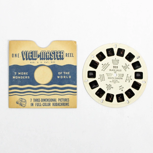 Vintage ViewMaster 203 Black Hills SD Slide Reel - Good Condition