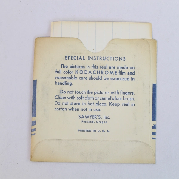 Vintage ViewMaster WF6 Alpine Wild Flowers Slide - Collectible Reel USA