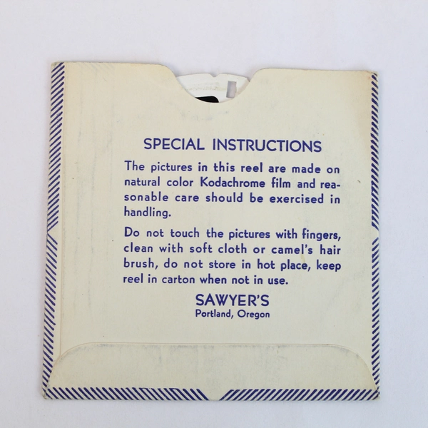 Vintage Sawyer's ViewMaster SP9031 Petersen's Rock Gardens Slide As-Is