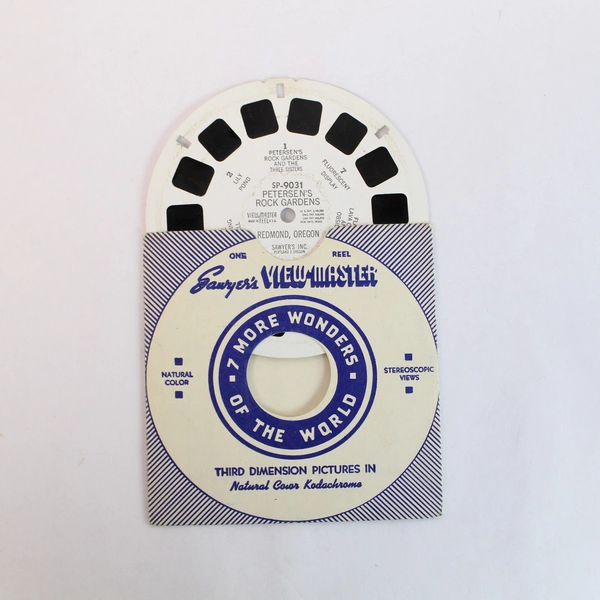 Vintage Sawyer's ViewMaster SP9031 Petersen's Rock Gardens Slide As-Is