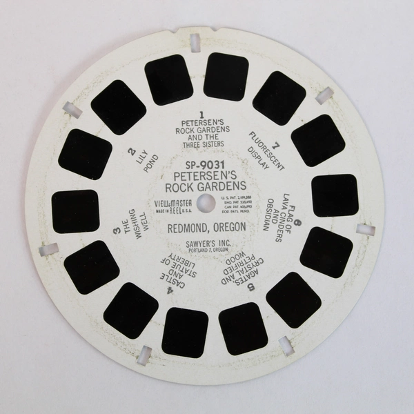 Vintage Sawyer's ViewMaster SP9031 Petersen's Rock Gardens Slide As-Is
