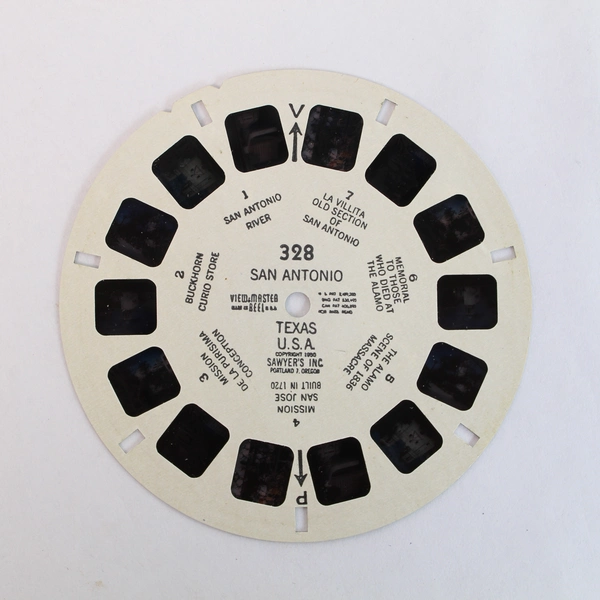 Vintage Sawyer's ViewMaster 328 San Antonio Texas USA Wonder Of The World