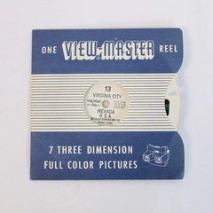 Vintage ViewMaster 13 Virginia City NV 3D Slide - Good Pre-Owned Condition
