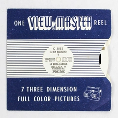 Vintage ViewMaster C3552 El Rey Baldiono La Reina Fabiola Reel - As-Is