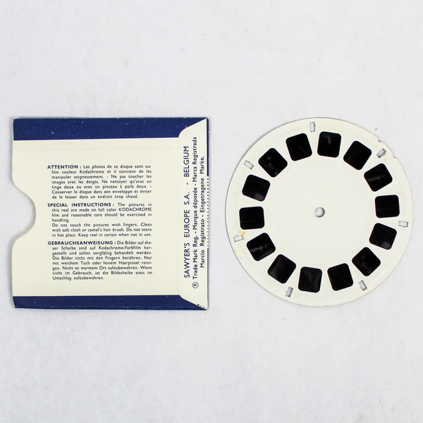 Vintage ViewMaster C3552 El Rey Baldiono La Reina Fabiola Reel - As-Is