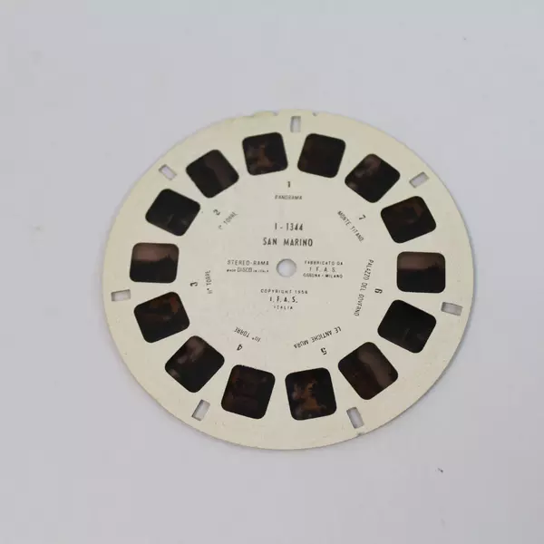 Vintage ViewMaster I-1344 San Marino Slide - As-Is Collectible