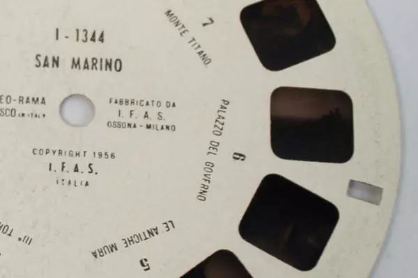 Vintage ViewMaster I-1344 San Marino Slide - As-Is Collectible