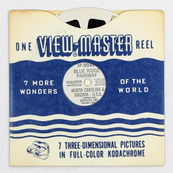 Vintage ViewMaster Slide SP9049 Blue Ridge Parkway - Good Condition
