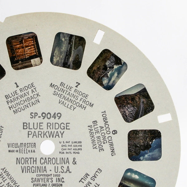 Vintage ViewMaster Slide SP9049 Blue Ridge Parkway - Good Condition