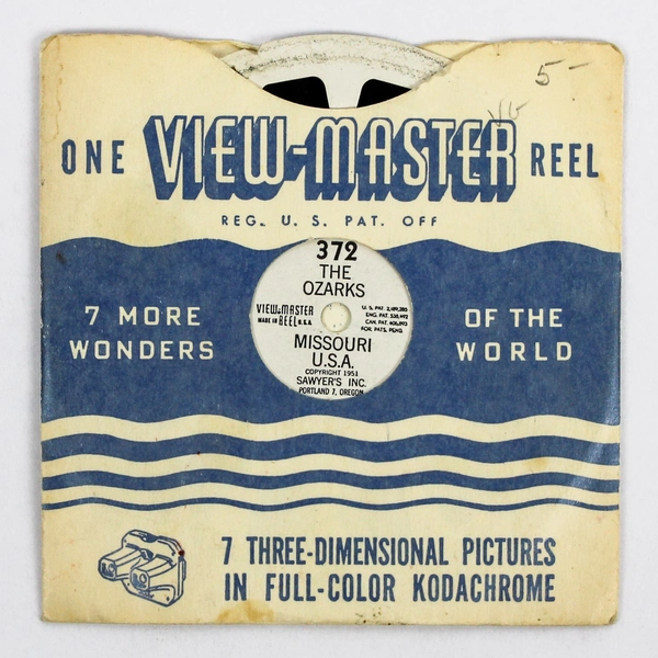 Vintage View-Master Reel 372 The Ozarks Missouri 3D Kodachrome Collectible