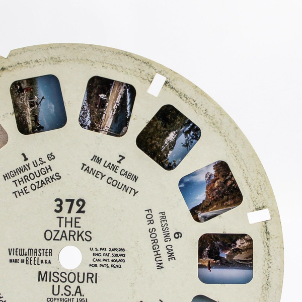 Vintage View-Master Reel 372 The Ozarks Missouri 3D Kodachrome Collectible