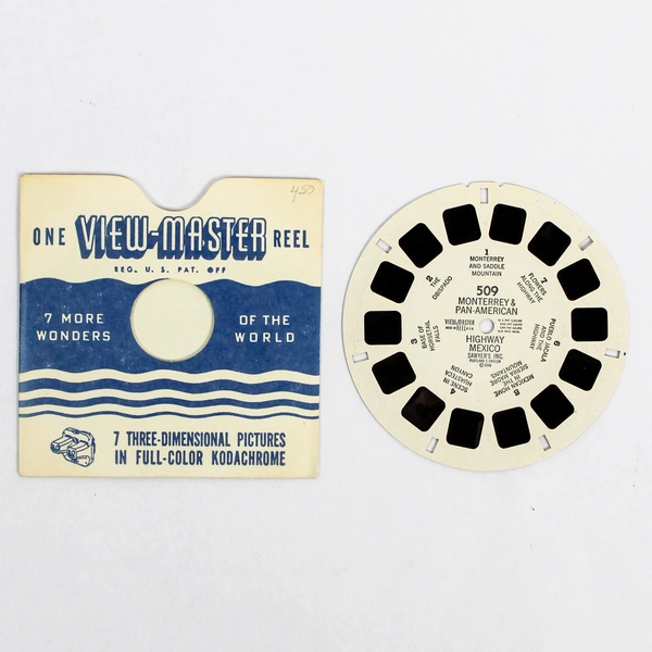 Vintage ViewMaster 509 Monterrey & Pan-American Highway Reel, 7 Wonders