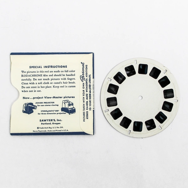 Vintage ViewMaster Reel 196 Grand Coulee Dam Washington 7 Color Pictures