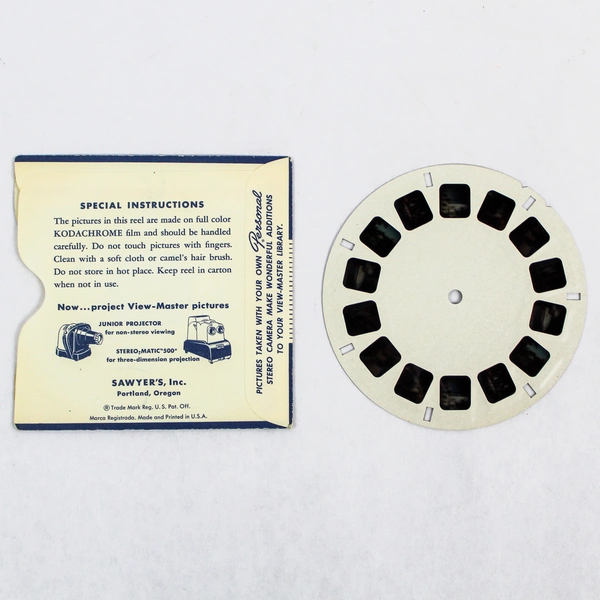 Vintage View-Master 221 Los Angeles California Reel - As Is, Collectible