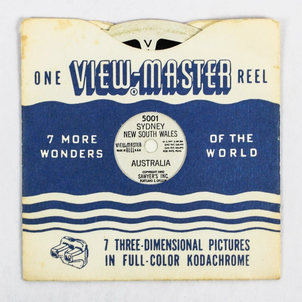 Vintage ViewMaster Reel 5001 Sydney Australia - Good Condition Collectible