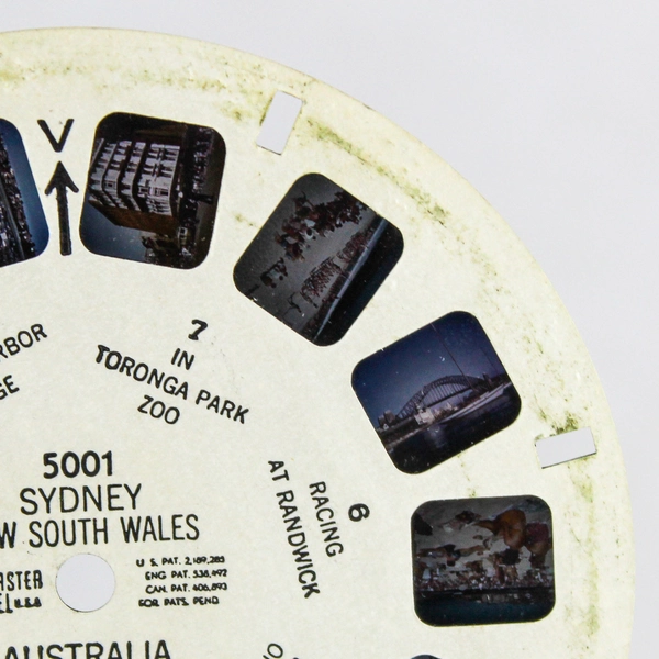 Vintage ViewMaster Reel 5001 Sydney Australia - Good Condition Collectible