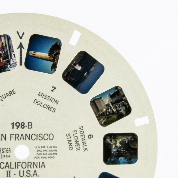 Vintage ViewMaster Reel 198B San Francisco II Kodachrome Collectible