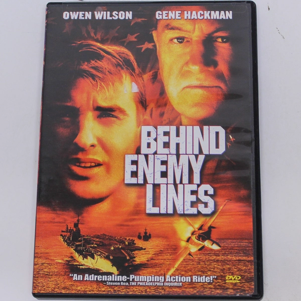 Behind Enemy Lines DVD 2002 Gene Hackman Owen Wilson - Good Condition