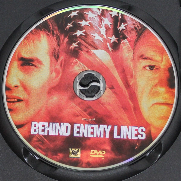 Behind Enemy Lines DVD 2002 Gene Hackman Owen Wilson - Good Condition