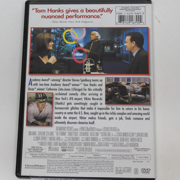 The Terminal DVD 2004 Tom Hanks Dreamworks Pictures Good Condition Widescreen