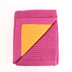 Company C Shimmer Quilted Sham Wine Color 9.5" in Original Packaging