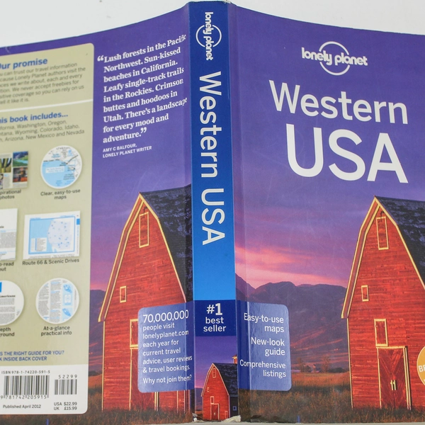 Western USA Guide by Amy C Balfour 2012 Lonely Planet Paperback Book