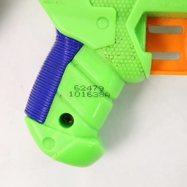Buzz Bee Triple Barrel Duel Force Dart Gun Toy Green Orange Blue Kids