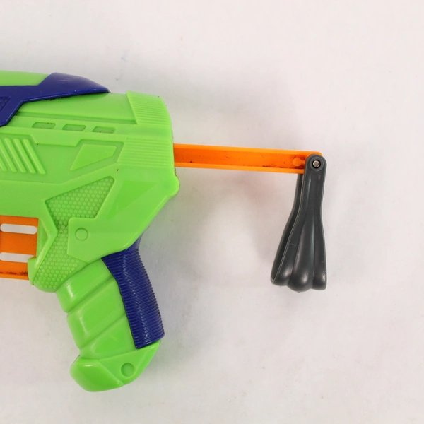 Buzz Bee Triple Barrel Duel Force Dart Gun Toy Green Orange Blue Kids