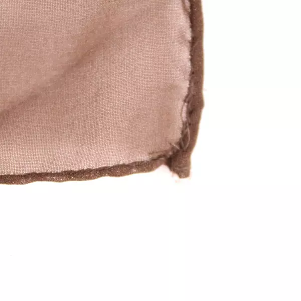 Vintage Auteuil Floral Scarf Wrap Shawl Brown Beige 26"x25" 100% Polyester