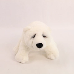 Vintage Lou Rankin Polar Bear Plush 10” White Dankin Applause Collectible