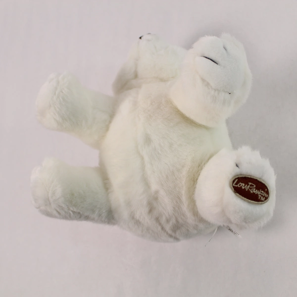 Vintage Lou Rankin Polar Bear Plush 10” White Dankin Applause Collectible