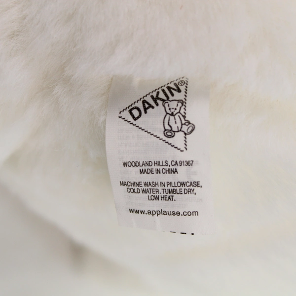 Vintage Lou Rankin Polar Bear Plush 10” White Dankin Applause Collectible