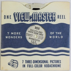 Vintage 1950 Sawyer's View Master 205 Duluth and North Shore Drive Minnesota USA