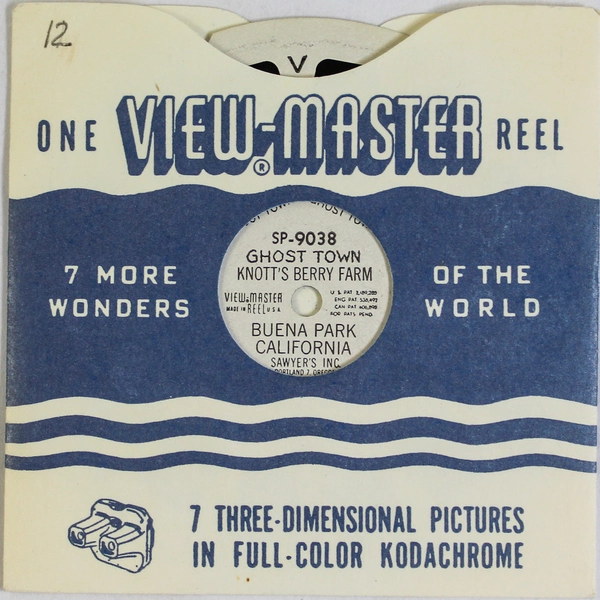 Vintage View-Master SP9038 Ghost Town Knotts Berry Farm Reel
