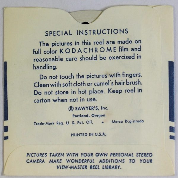 Vintage View-Master SP9038 Ghost Town Knotts Berry Farm Reel