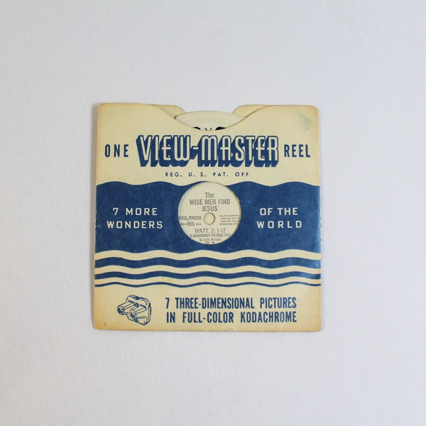 Vintage ViewMaster R3 "The Wise Men Find Jesus" 1947 Slide - Good Condition