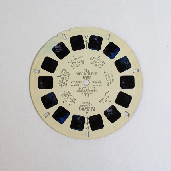 Vintage ViewMaster R3 "The Wise Men Find Jesus" 1947 Slide - Good Condition