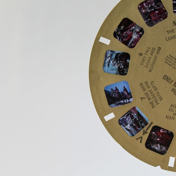 Vintage ViewMaster R3 "The Wise Men Find Jesus" 1947 Slide - Good Condition