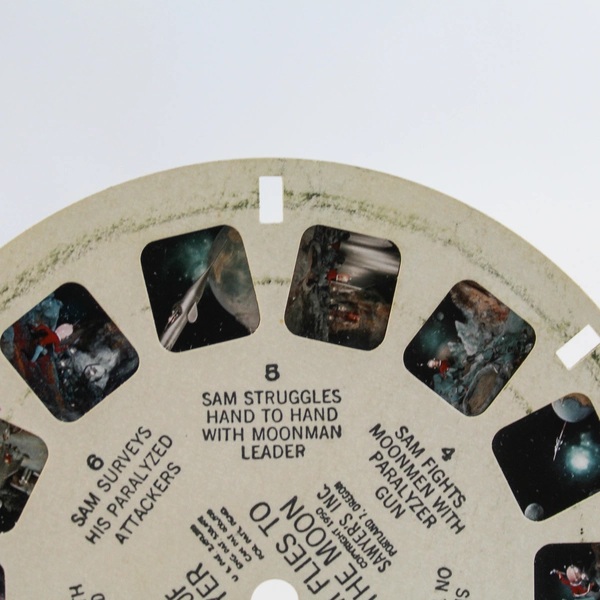 Vintage View-Master Sam 1 Adventures of Sam Sawyer 1950 Slide Reel As-Is