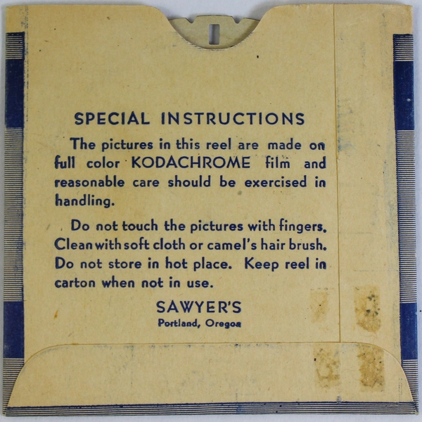 Vintage Sawyer's View Master 122 Salt Lake City Utah Mormon Temple And Grounds