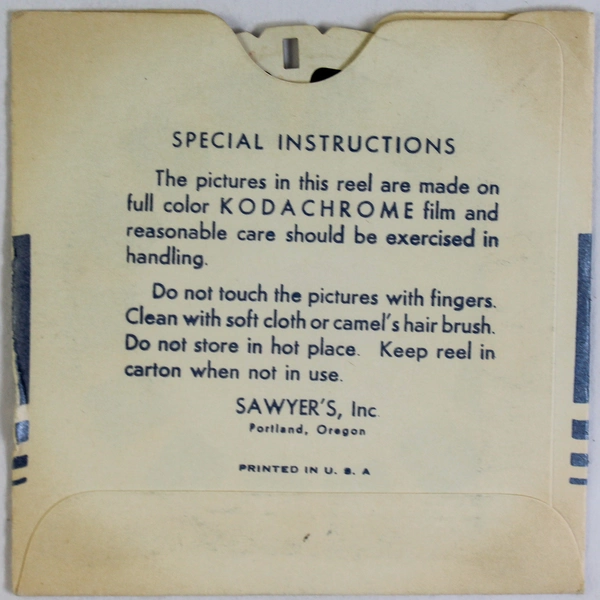 Vintage 1946 View Master WF4 Alpine Wild Flowers Reel Pre-Owned As-Is