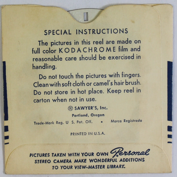 Vintage ViewMaster 395 Greater Miami Area Florida Reel - Classic Collectible