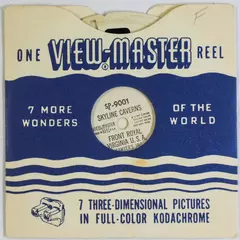 Vintage Sawyer's ViewMaster SP9001 Skyline Caverns Front Royal Virginia Wonders