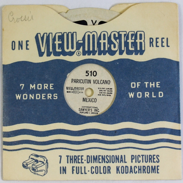 Vintage 1946 View Master 510 Paricutin Volcano Mexico Reel As Is