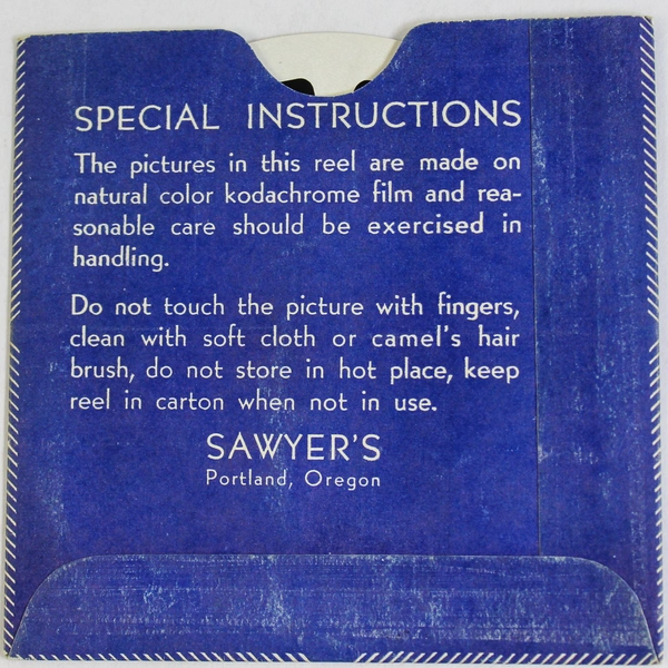 Vintage 1950 Sawyer's View Master 5020 Kangaroo Hunt With Aborigines Australia