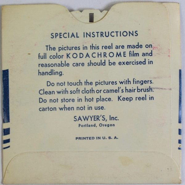 Vintage 1946 Sawyer's View Master WF10 Alpine Wild Flowers Western USA 