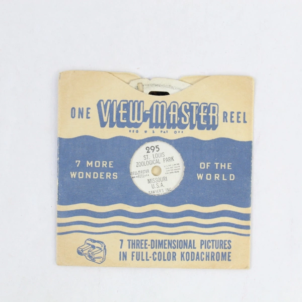 Vintage 1948 View Master Reel 295 St Louis Zoological Park Missouri USA