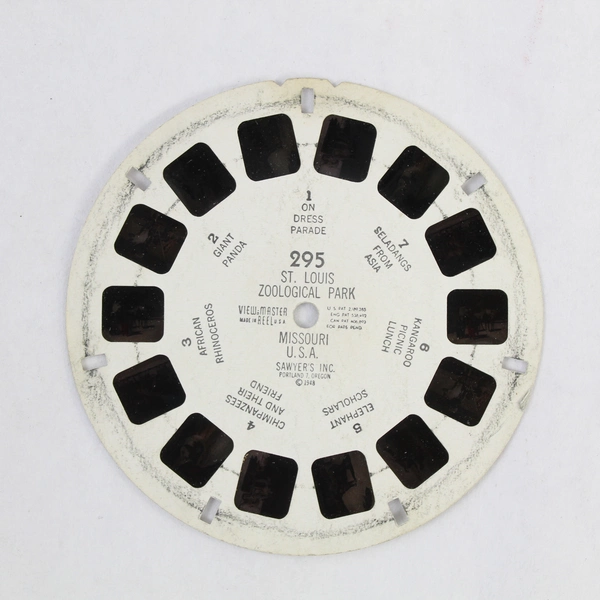 Vintage 1948 View Master Reel 295 St Louis Zoological Park Missouri USA